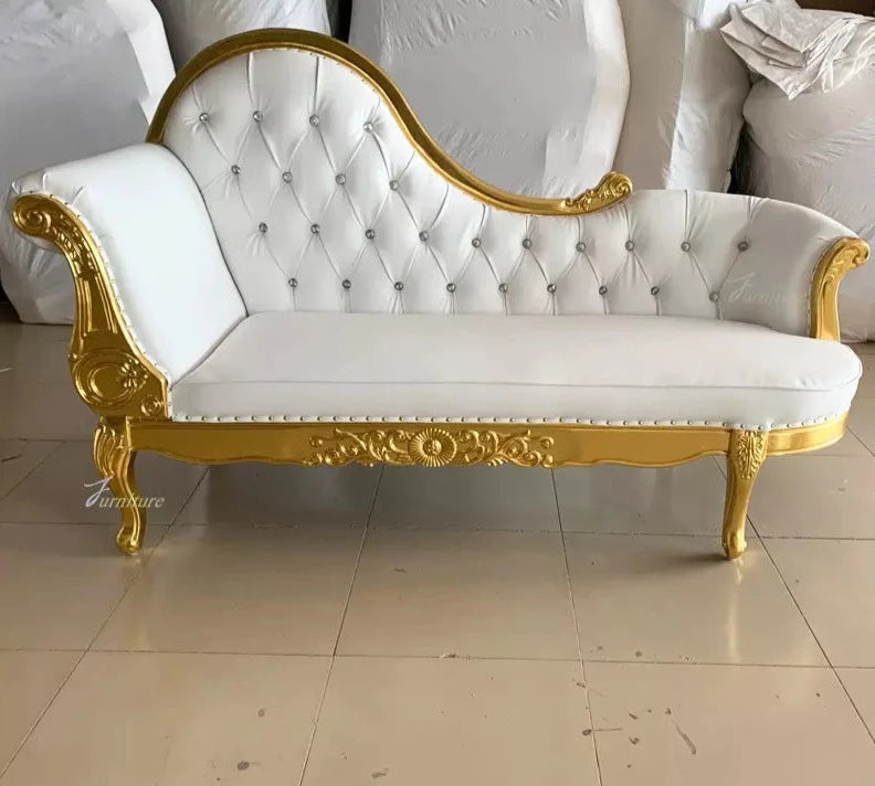 European Princess Sofa Wedding Sofa Accent Chair (Customize Color-Message us)