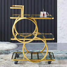 Charger l&#39;image dans la galerie, Modern style simple design home use kitchen furniture trolly
