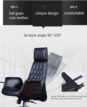 Load image into Gallery viewer, Office Chair leisure swivel pu leather microfiber leather computer executive chair
