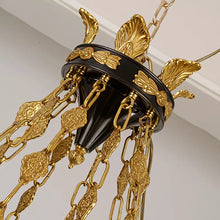 Загрузить изображение в средство просмотра галереи, French Luxury Design Living Room Decoactive Hanging Lamp Led Chandelier Brass Pendant Light
