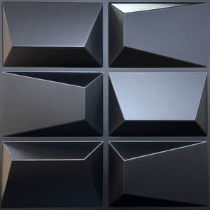 3D Wall Ceiling Panels Colored Matt Black Modern Wall Art Decor