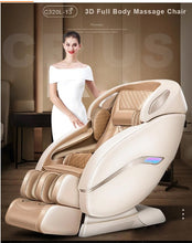 Charger l&#39;image dans la galerie, Japanese 3D Luxury Electric 4d zero gravity Full Body Shiatsu Recliner massage chair Customs Data
