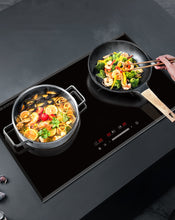 Lade das Bild in den Galerie-Viewer, 2 Stove Burner Induction built-in desktop double induction cooker portable stove cooktop
