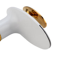 Load image into Gallery viewer, Spaceship Faucet White and Gold Tabletop Deck Mounted
