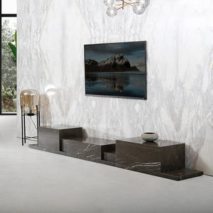 Living Room Marble TV Cabinet Modern Simple Art Stand TV