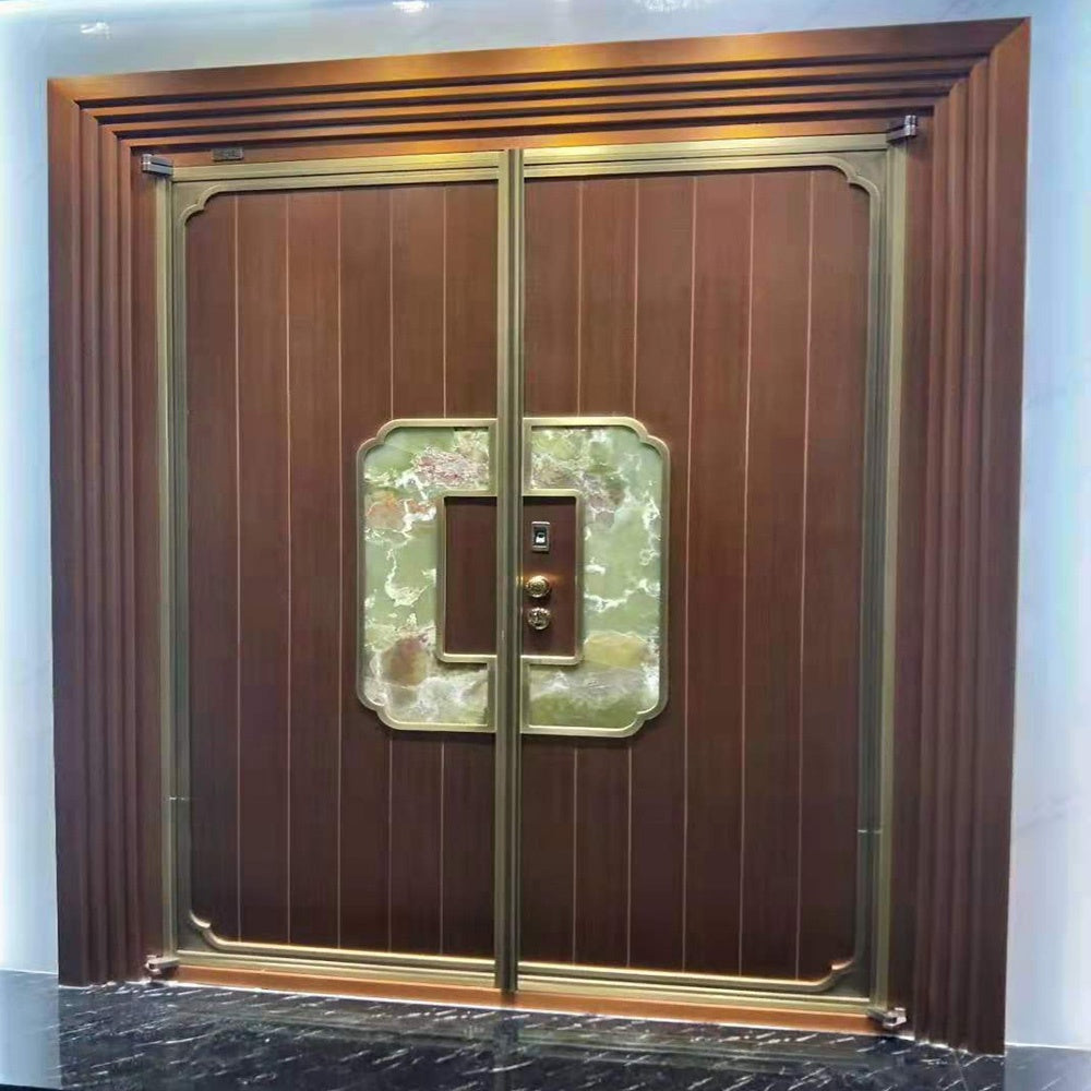 Luxury Villa Gate Security Double Copper Door (Note: price depends on the size of your door )