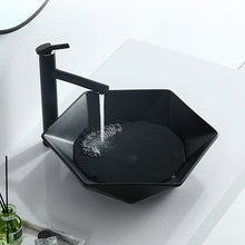 Cargar imagen en el visor de la galería, Black Wash Basin Sink Ceramic Matt Black for Bathroom
