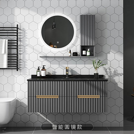 Rock Slab Space Aluminium Badezimmerschrank Kombinations-WC 