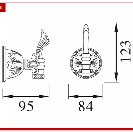 Design moderne et finitions impeccables. Ensemble baignoire murale en Ti-PVD. Toilettes en laiton. Ensemble d'accessoires de salle de bain. Patères. 