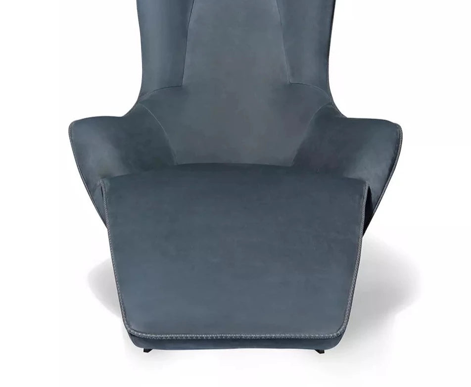 egoiste indoor steel base unique design living room chair sofa modern elegant luxury leather chaise lounge