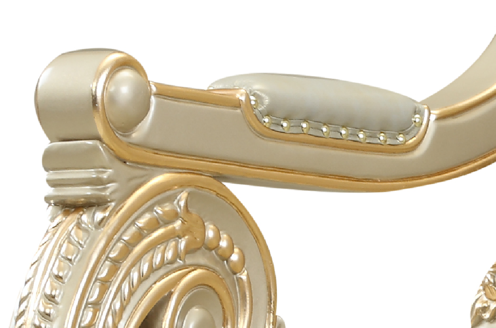 American style office furniture solid woodEuropean gold leather comfortable executive chair