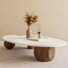 Cargar imagen en el visor de la galería, Wooden Coffee Table Nordic Style Coffee table Minimalist for Home Hotels
