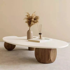 Wooden Coffee Table Nordic Style Coffee table Minimalist for Home Hotels