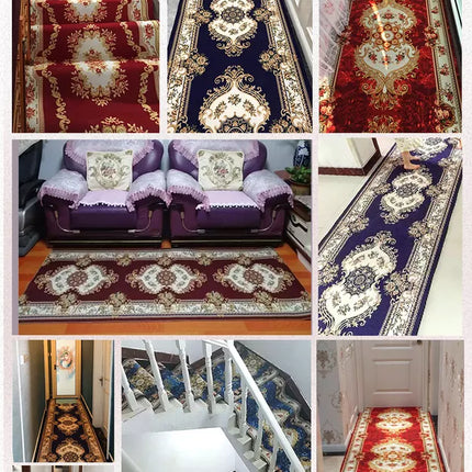 Hotel restaurant anti-skid and dirt rug Easy to handle black Commercial advertising custom runner rugs