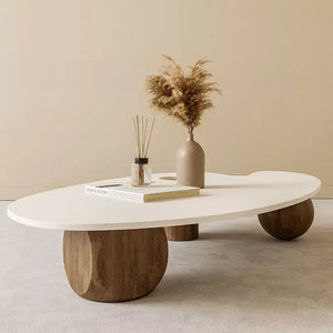 Wooden Coffee Table Nordic Style Coffee table Minimalist for Home Hotels