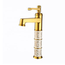 Lade das Bild in den Galerie-Viewer, Golden sanitary ware luxury hand wash basin taps
