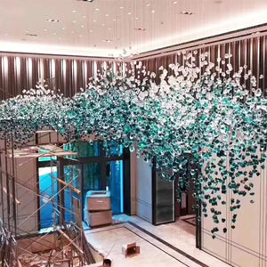 Customized Lamp Decoration Modern Show Room Big Hotel Lobby Crystal Luxury LED Chandelier