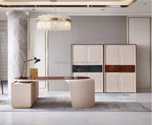 Cargar imagen en el visor de la galería, luxury home modern executive desk office table design
