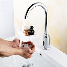 Cargar imagen en el visor de la galería, Infrared Cold Water Basin Tap Motion Touchless Hand Wash Automatic Sensor Faucet
