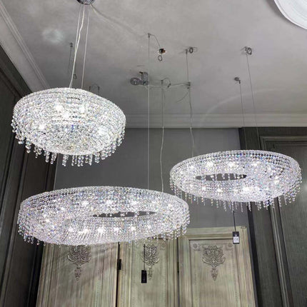 Luxury crystal pendant light modern for living room dinning room home décor