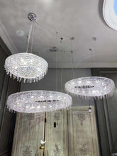 Load image into Gallery viewer, Luxury crystal pendant light modern for living room dinning room home décor
