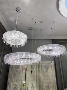 Luxury crystal pendant light modern for living room dinning room home décor