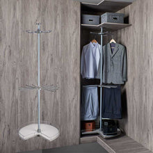 Load image into Gallery viewer, Kitchen Cabinet Accessories Three-layer basket wardrobe accessories 90 degree corner
