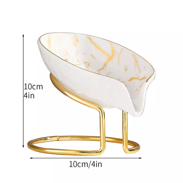 Stainless Steel Wholesale custom natural waterfall drain soap saver soap rack holder soap tray for bathroom