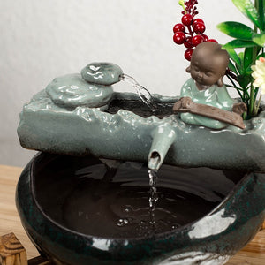 Exquisite Technical Custom Creative gift of flowing water decoration decoration for home office desktop