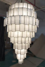 Cargar imagen en el visor de la galería, Copper parchment chandelier customize ceiling luxury large hotel chandelier for high ceilings
