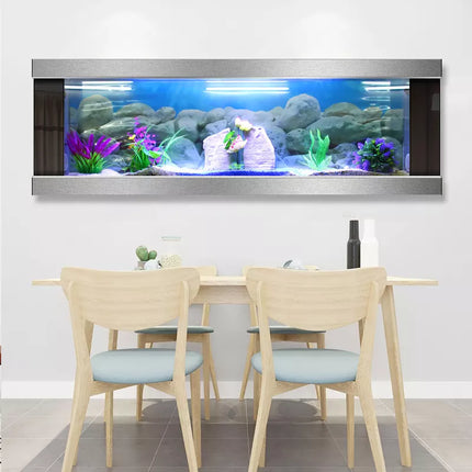 Modern Customizable High Quality Wall Mounted Aquarium Fish Tank (Customize Size, Price depends on size)