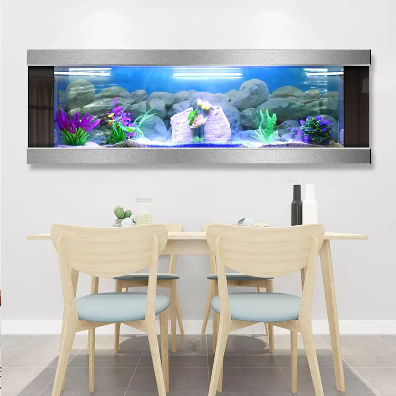 Modern Customizable High Quality Wall Mounted Aquarium Fish Tank (Customize Size, Price depends on size)