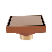 Charger l&#39;image dans la galerie, Metal Brass Stainless Steel Bathroom Conceal Tile Insert 10*10mm Conceal Invisible Floor Drain
