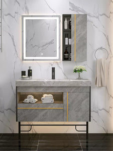 Italian Marble Basin Bathroom Cabinet Vanity Unit
