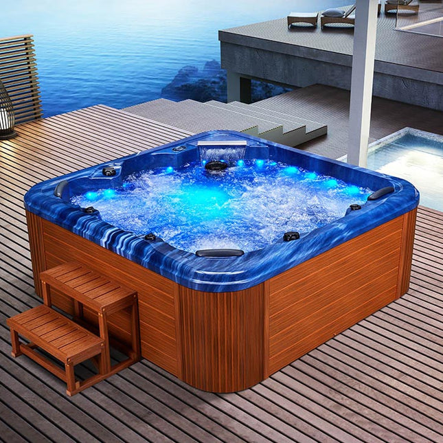 high quality best headtube freestanding japan massage hot tub with aristech acrylic 6seater