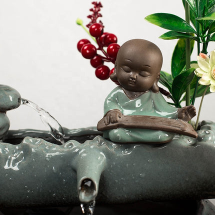 Un cadeau créatif et technique exquis : une décoration d'eau courante pour la maison ou le bureau.