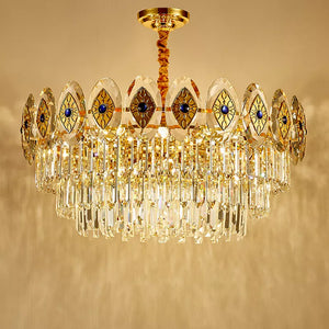 Light Luxury Chandelier Post-Modern Crystal Lamp Nordic Minimalist Living Room Lamp Dining Room Chandelier Bedroom Lamp