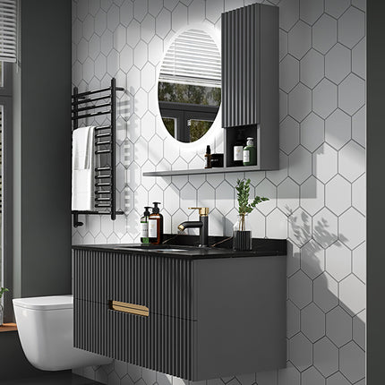 Rock Slab Space Aluminium Badezimmerschrank Kombinations-WC 