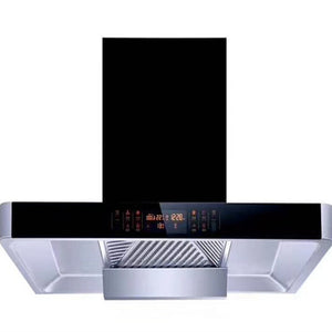 T-type Top Suction Range Hood Automatic Cleaning Range Hood European Touch