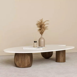 Wooden Coffee Table Nordic Style Coffee table Minimalist for Home Hotels