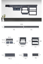 Cargar imagen en el visor de la galería, Wall Hanging Kitchen Shelf, Kitchen Shelf, Multi-function Wall Hanging Organizer
