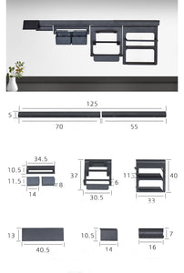 Wall Hanging Kitchen Shelf, Kitchen Shelf, Multi-function Wall Hanging Organizer