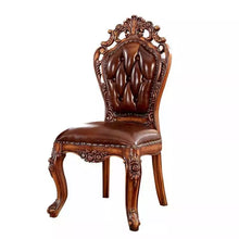 Load image into Gallery viewer, European style chair morden luxury furniture dinning chairs wood round dining table set luxury dinning
