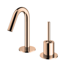 Load image into Gallery viewer, New design brass rose gold wash basin mixer tap faucet
