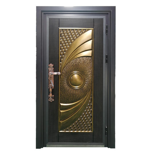 Door Security Design Bullet Proof Luxury Entrance Cast Aluminum Doors  (note: price depends on the size of your door )