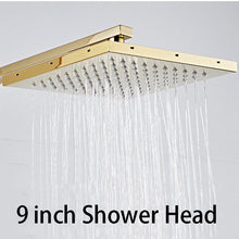 Charger l&#39;image dans la galerie, Gold Shower Set Luxury shower system 360 degree Rotating 4 Water Modes PVD Plating
