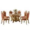 Загрузить изображение в средство просмотра галереи, Italian style dining room furniture round dining table
