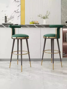 Bar Height Chair Luxury Wooden Bar Stool Chair