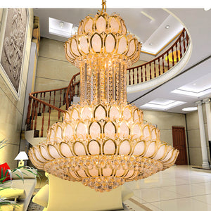 Luxury Style Restaurant Hotel Lobby Decoration Crystal LED Chandelier