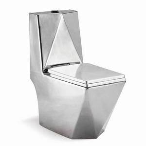 Ceramic Product Electroplating Water Closet WC Luxury Toilet